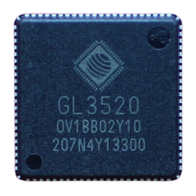 USB IC Chip substituição para PlayStation 4, Reparação Fix, GL3520, QFN-88, Conexão USB