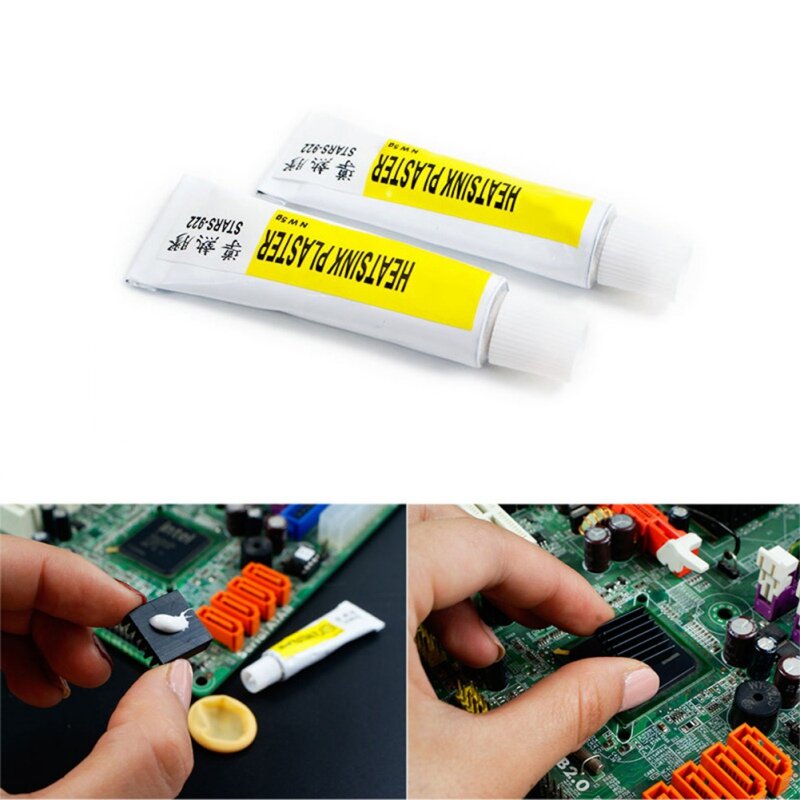 1~10PCS 5g Thermal Pads Conductive Heatsink Plaster Viscous Adhesive Glue For Chip VGA RAM LED IC Cooler Radiator Cooling