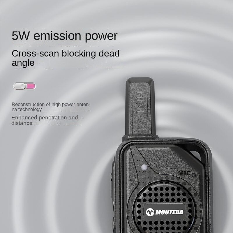Mini walkie talkies for civilian use, high-power small machines, and small devices for children
