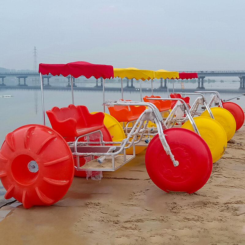 Best Sales Quality of Water Tricycle Water Cycle Bike Sports Games With FRP Material 3 Big Wheels