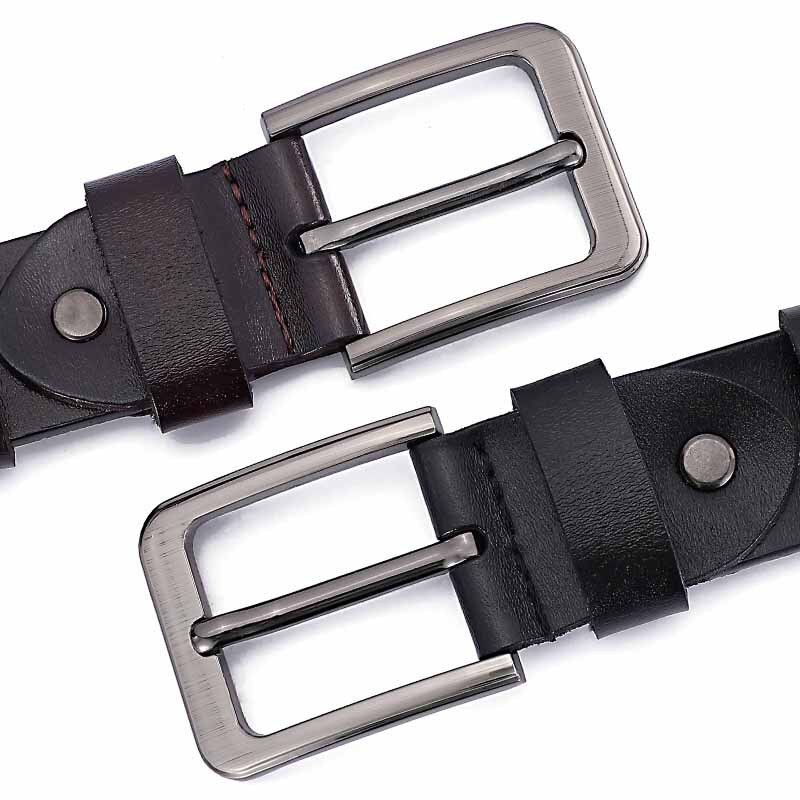 Plus Size 105 110 120 130 140 150 160 170cm Belt for Men Women Genuine leather Alloy Metal Pin Buckle Waist Betls Straps 2023