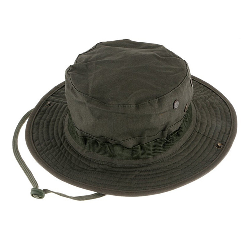 남녀공용 스포츠 태양 모자, 버킷 낚시 하이킹 사냥 등산 모자, 야외 전술 카모 모자, 밀리터리 모자