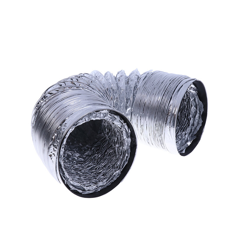 Tubo di ventilazione in alluminio da 4 pollici tubo di ventilazione dell'aria condotto di scarico flessibile 1.5M