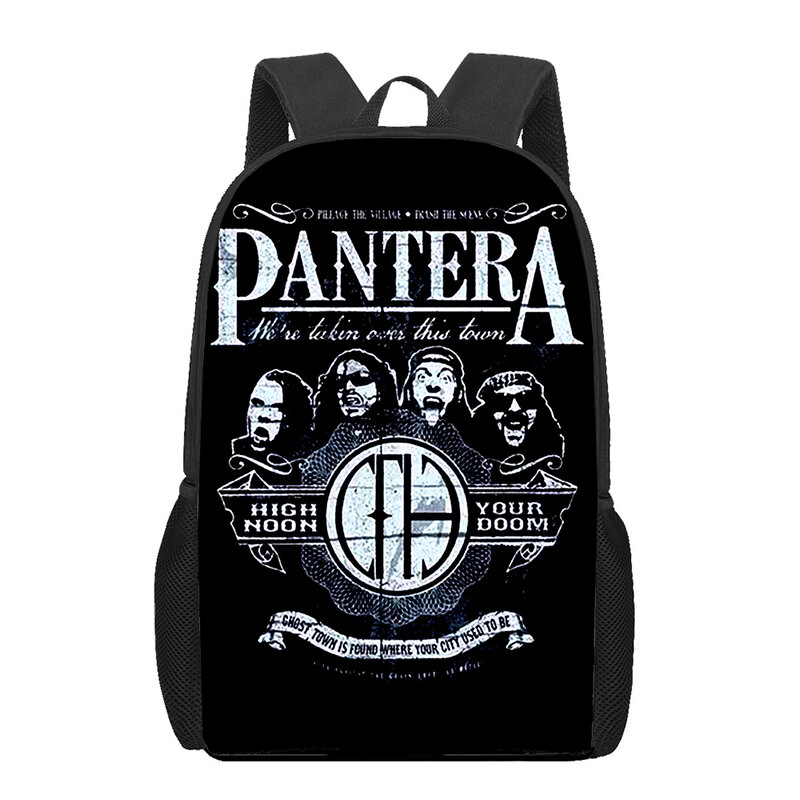 Pantera Ritual Metal Band 3D Printing Children School Bags Kids Backpack For Girls Boys Student Schoolbags Braveling Backpack