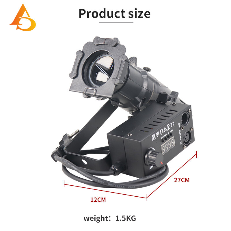 Yun Yi-Mini LED perfil Spotlight, Equipamento Luz Palco, AC100-240V, 30W, Fábrica