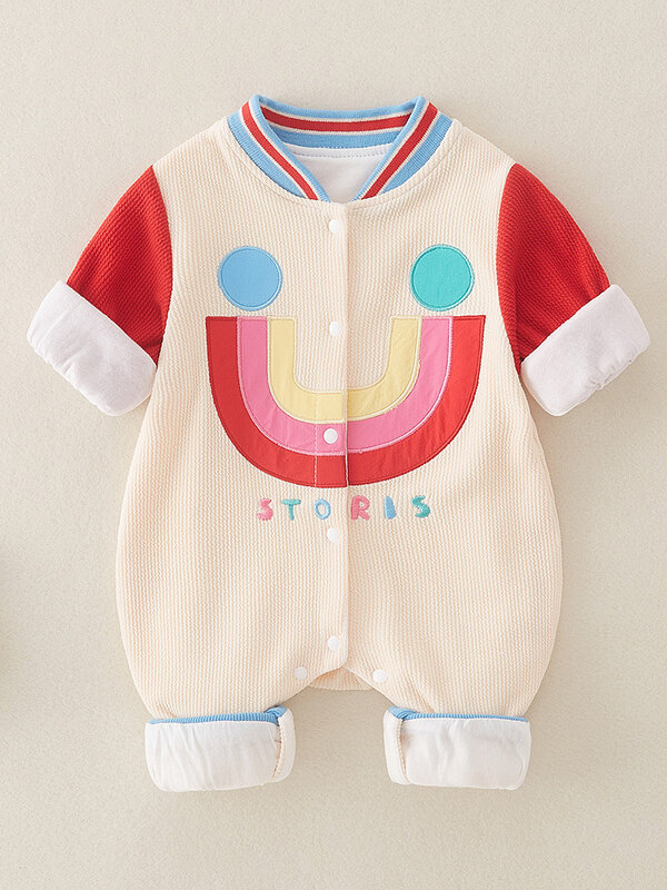 AYNIGIELL Set baju bayi baru, jumpsuit kartun bayi kualitas tinggi Musim Semi dan Gugur