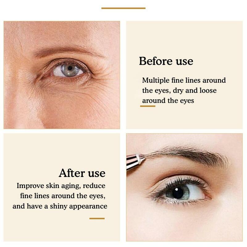 20 Paar goldene Augen maske Kollagen Essenz schwächt schwarze Augen Augen taschen heben straffende Schwächung feine Linien Augen Hautpflege produkte