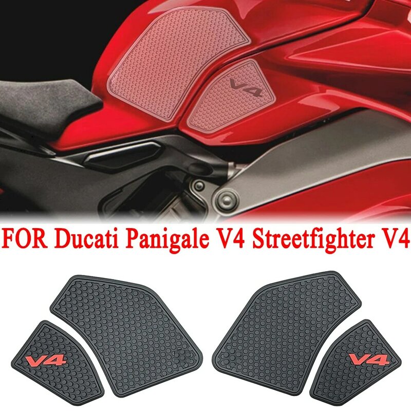 Traksi V4 Panigale V4S Streetfighter V4 S 2021 2020 2019 2018 untuk Bantalan Cengkram Tangki Bahan Bakar Ducati Lutut