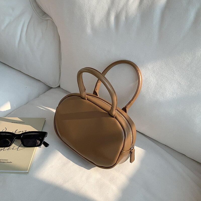 Новинка 2023, женская маленькая круглая сумка, модная универсальная Повседневная сумка, Милая мини-сумка