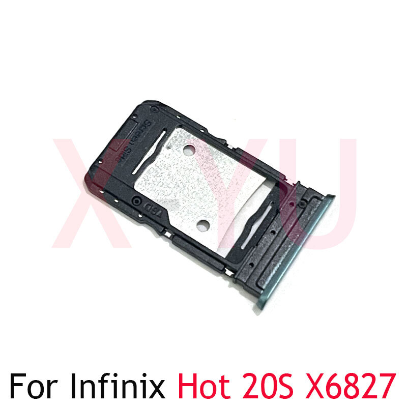 Voor Infinix Hot 20S X6827 Sim Card Sleuf Lade Houder Sim Kaart Lezer Socket