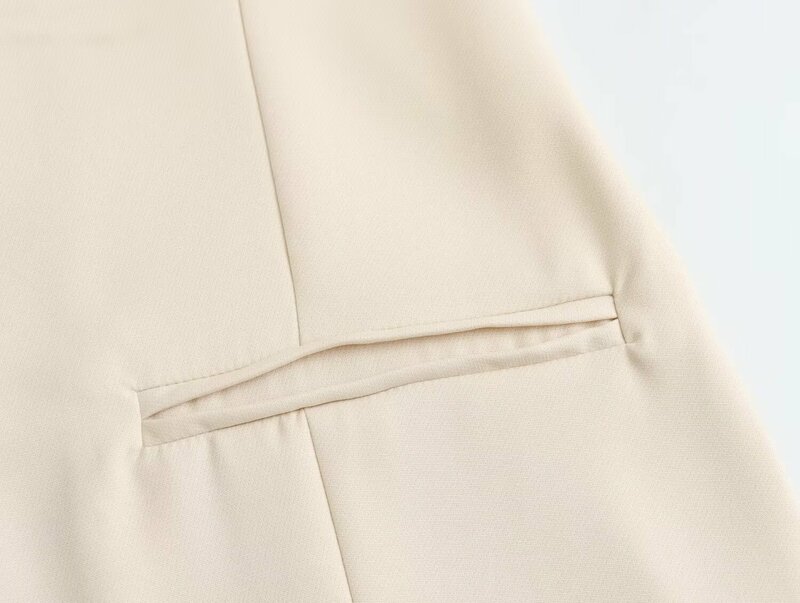 Vestido corto plisado de manga corta con cremallera para Mujer, minivestido Retro ajustado con solapa y bolsillos, a la moda, novedad de 2024