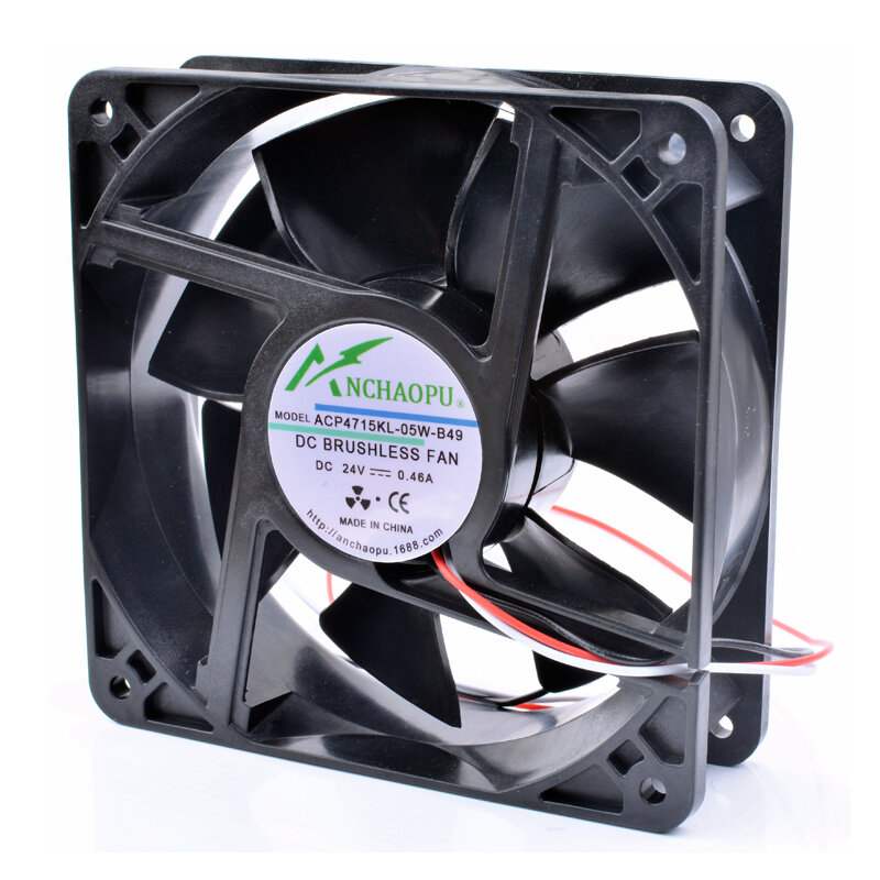 ANCHAOPU-ventilador de refrigeración, inversor de 3 líneas, 12cm, 12038, 120x120x38mm, DC24V, 0.46A, original, nuevo, 4715KL-05W-B49