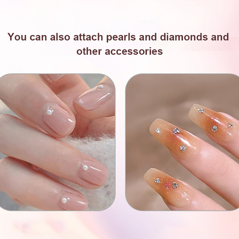 20g Easy Stick Solid Gel Nail for Press-on Nails Non Stick Hand Solid Extension Semi Permanent Solid Nail Gel Acrylic Varnish