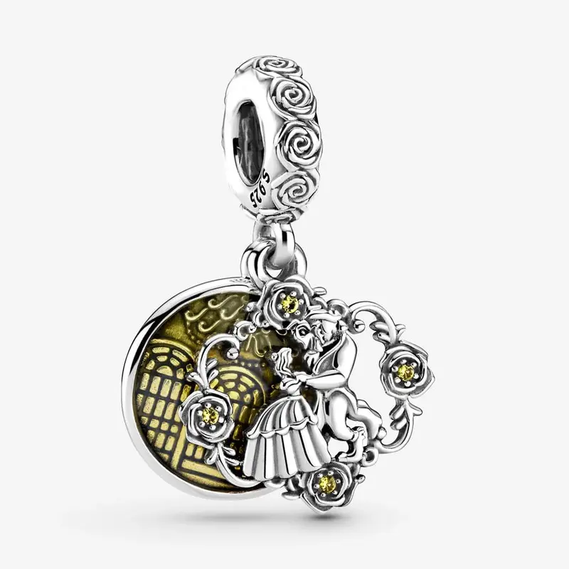 Potdemie Disney Charm si adatta a Pandora 925 braccialetto originale fiaba personaggio Charm Beads bella creazione di gioielli fai da te