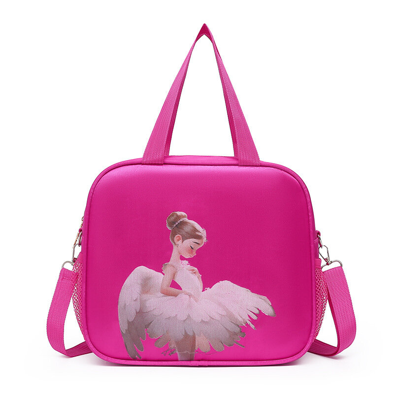 Детская сумка для девочек, спортивная сумка принцессы для балета, йоги, танцев, гимнастики, модная Милая Детская сумка через плечо, вместительная Новинка