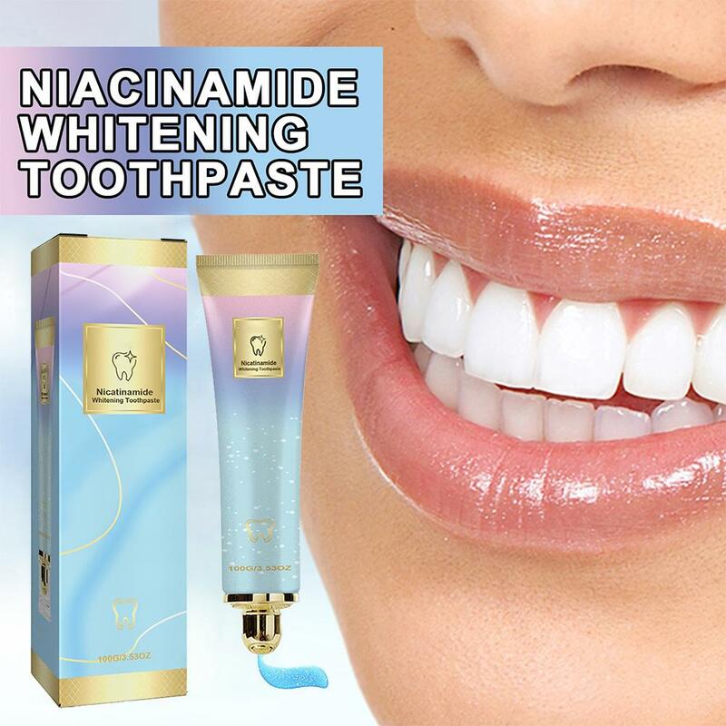 Pasta gigi putih cerah meningkatkan gigi kuning membersihkan gigi menenangkan Tartar Gingival pasta gigi asap segar menghilangkan perawatan Bre P5C0