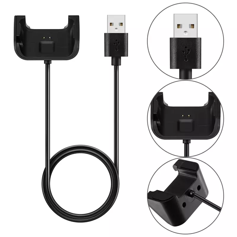샤오미 화미 어메이즈핏 Bip 청소년 에디션용 USB 충전 케이블, 스마트 워치 크래들 도크 충전기