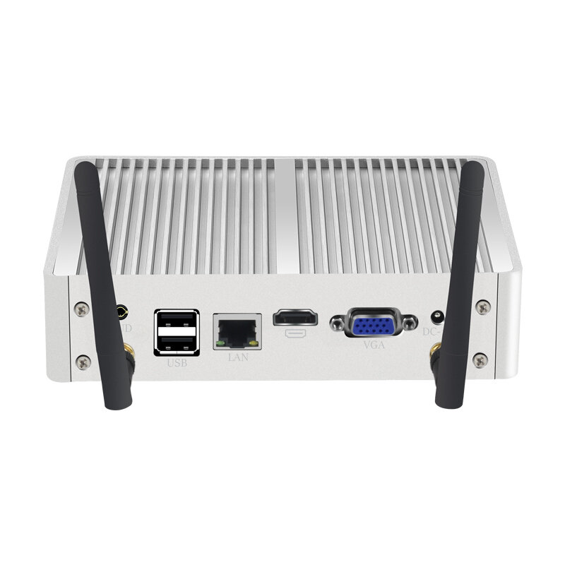 XCY Fanless Mini PC Intel Core i7 4500U i5 4200U i3 4010U Windows 10 HDMI VGA Display Mbps Wi-Fi Gigabit ethernet Linux HTPC