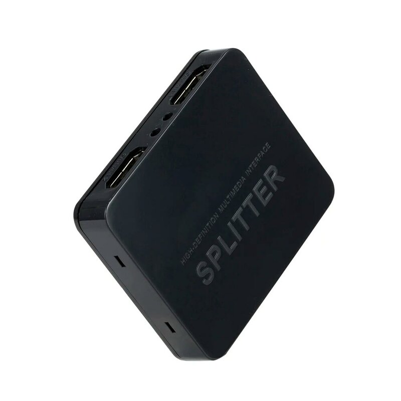 Divisor Compatible con HDMI 4K 1x2 1 en 2 salida 1080p HDCP Stripper 3D Splitter amplificador de señal de potencia 4K Splitter para PS3 HDTV DVD