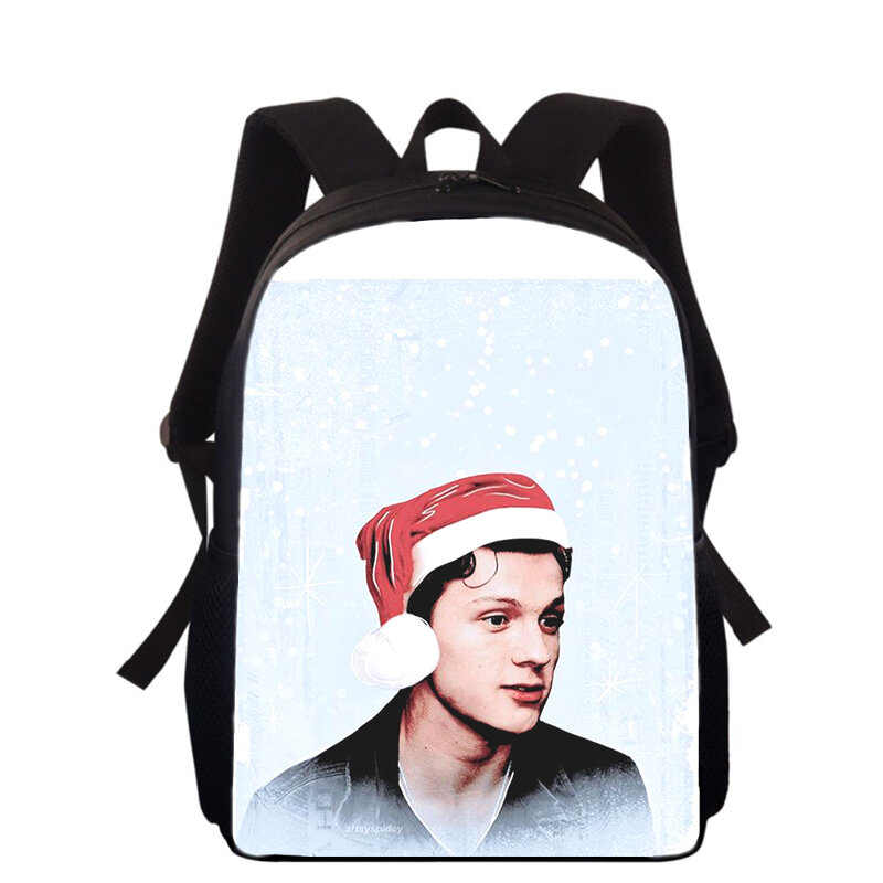Tom Holland 16" 3D Print Kids Backpack Primary School Bags for Boys Girls Back Pack Students School Book Bags