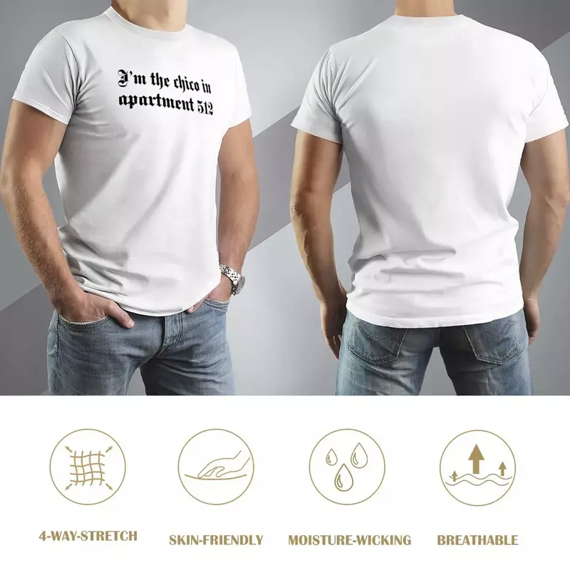 Ik Ben De Chico In Appartement 512 T-Shirt Tees Vintage T-Shirt Jongens Witte T-Shirts Tops Heren Grafische T-Shirts