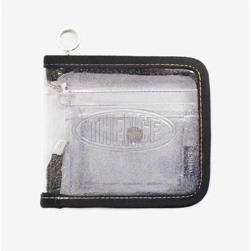 Прозрачный кошелек в Корейском стиле, сумка для хранения в стиле ретро, Женская Фотосумка на молнии для модных студентов