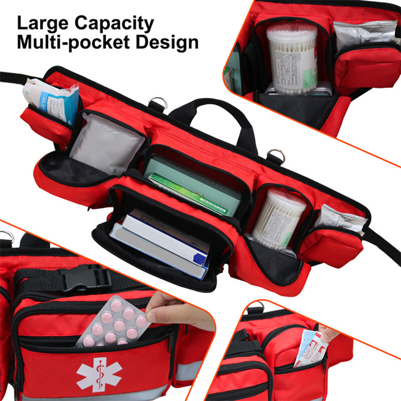 Borsa per Kit di pronto soccorso medico borsa portaoggetti portatile borse di emergenza arrampicata campeggio sopravvivenza disastro attrezzatura da campeggio di grande capacità