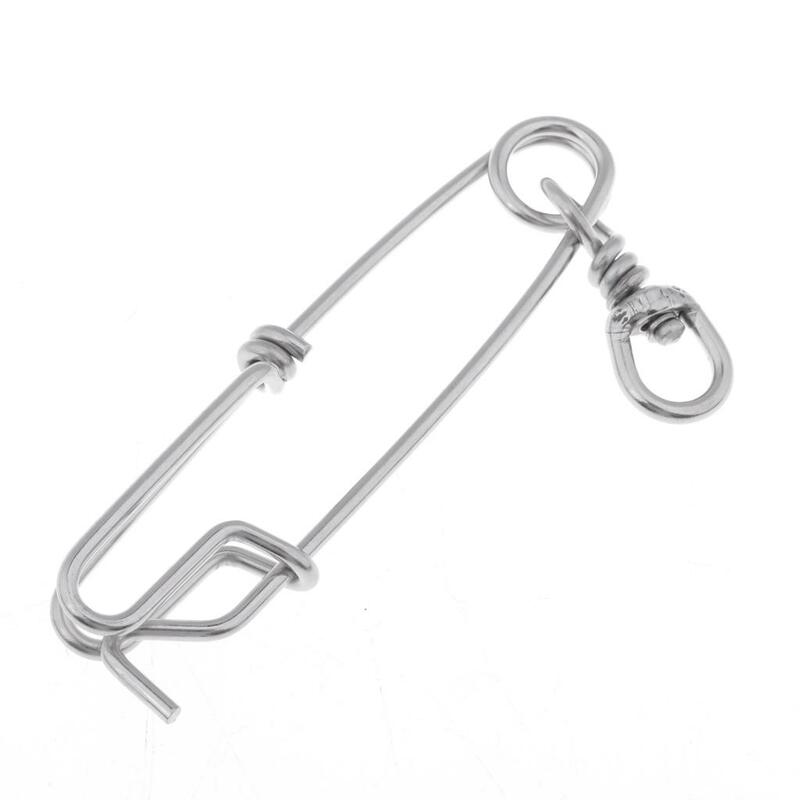 Stainless Steel Long Snap Swivel Fishing Connector Accessories
