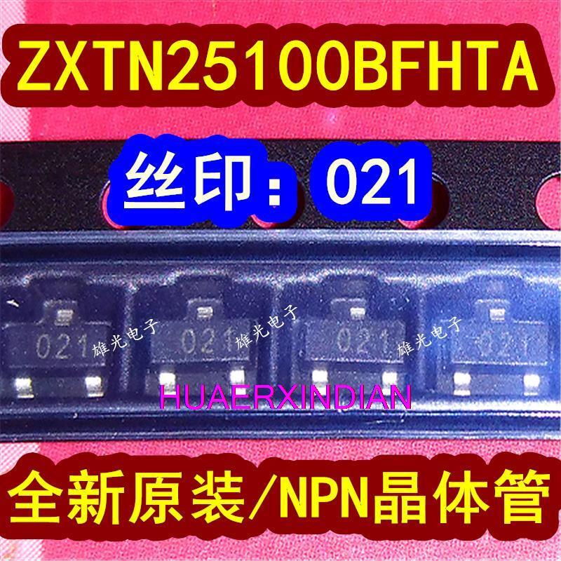 ZXTN25100BFHTA 021 SOT23 NPN Original, 10 piezas, nuevo