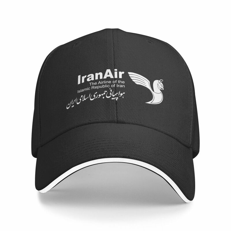 หมวกเบสบอลการบินสายการบินอิหร่านหมวกผู้หญิงผู้ชายแฟชั่นโลโก้แบบย้อนยุค