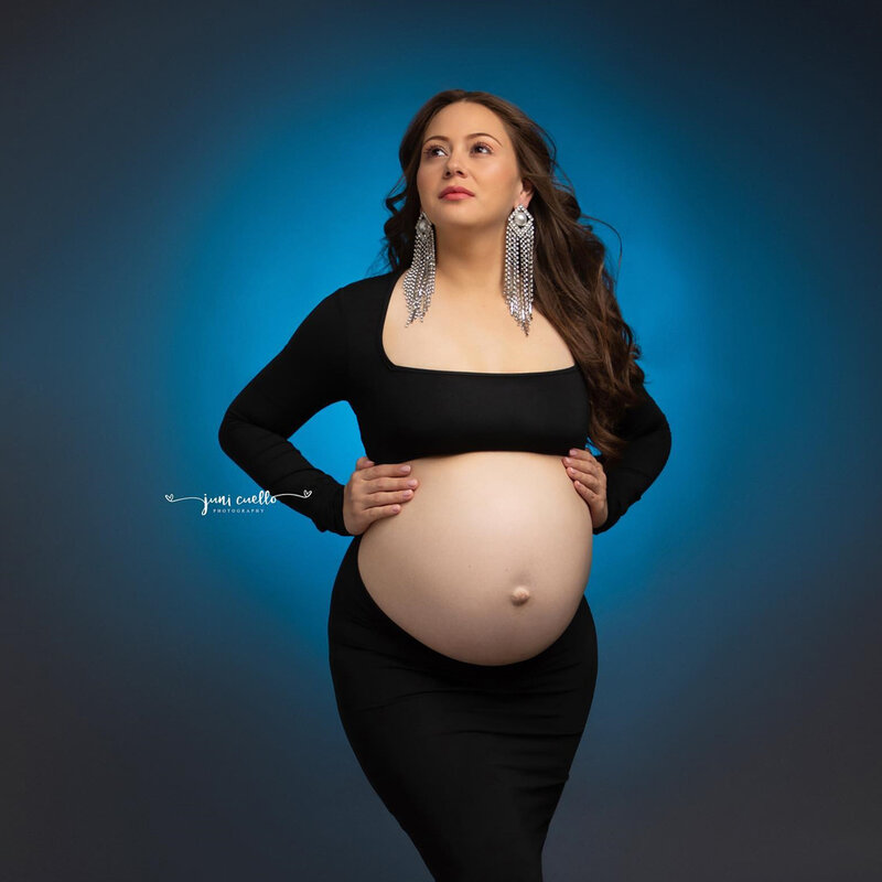 Платье для беременных для фотосессии стрейчевый лиф платье аксессуары для фотостудии Одежда для беременных женщин юбка для живота