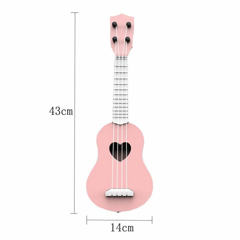 Mini ukelele de simulación de guitarra, instrumento Musical, juguete de Desarrollo Educativo, regalo de cumpleaños y Navidad, 43cm