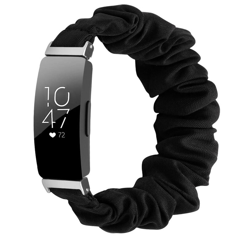 Correa elástica Scrunchies para Fitbit inspire 2, correa de reloj de tela para Fitbit inspire Hr