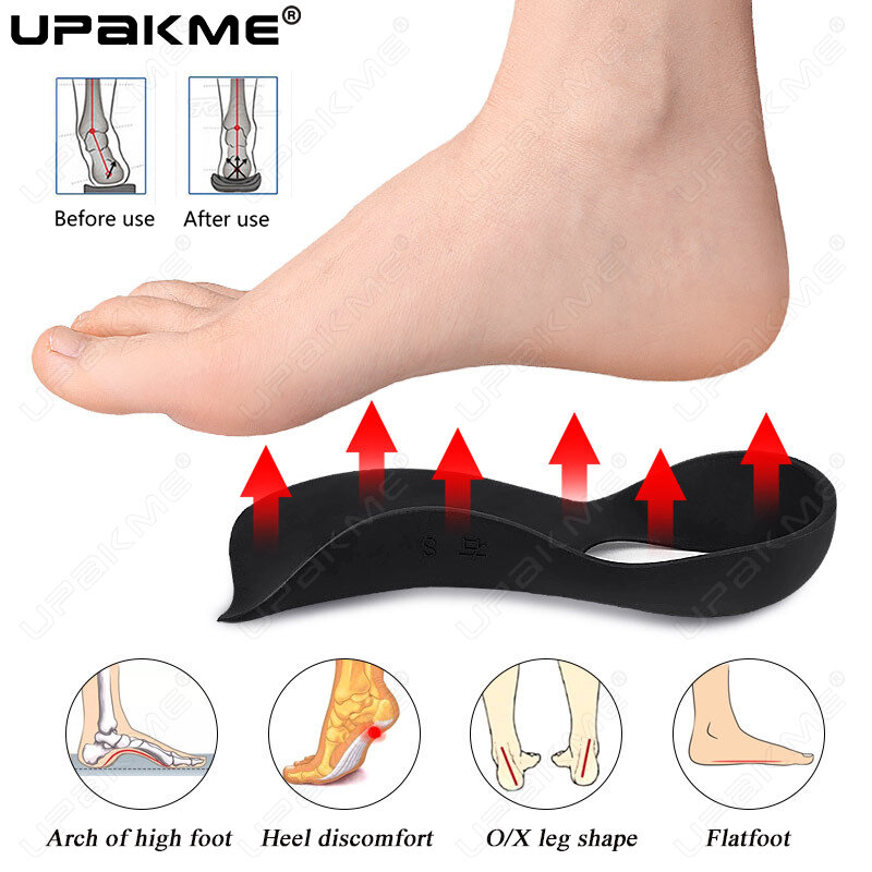 กายอุปกรณ์เท้าแบนสุขภาพรองเท้าสำหรับใส่รองเท้า XO-ขา Orthopedic Insoles สนับสนุน Arch Pad สำหรับ Fasciitis Plantar feet Care