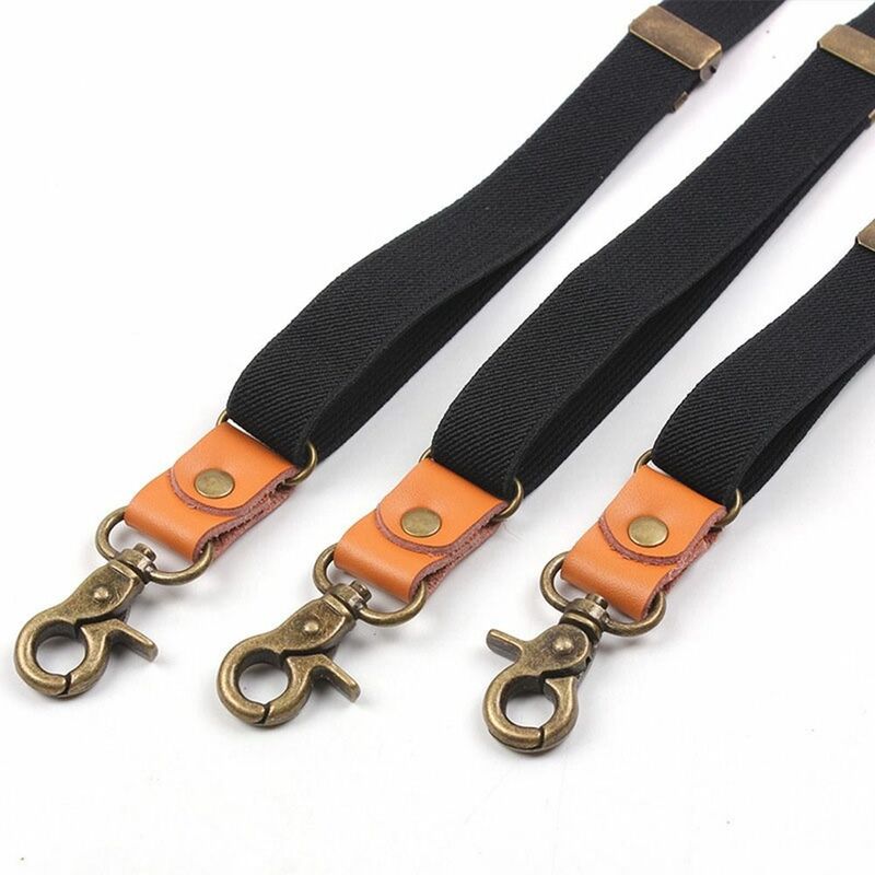 Clipe de cinta para mulheres, suspensórios em Y, suspensórios de gravata, suspensórios, clipes, calças suspensas, ajustáveis, 3 ganchos