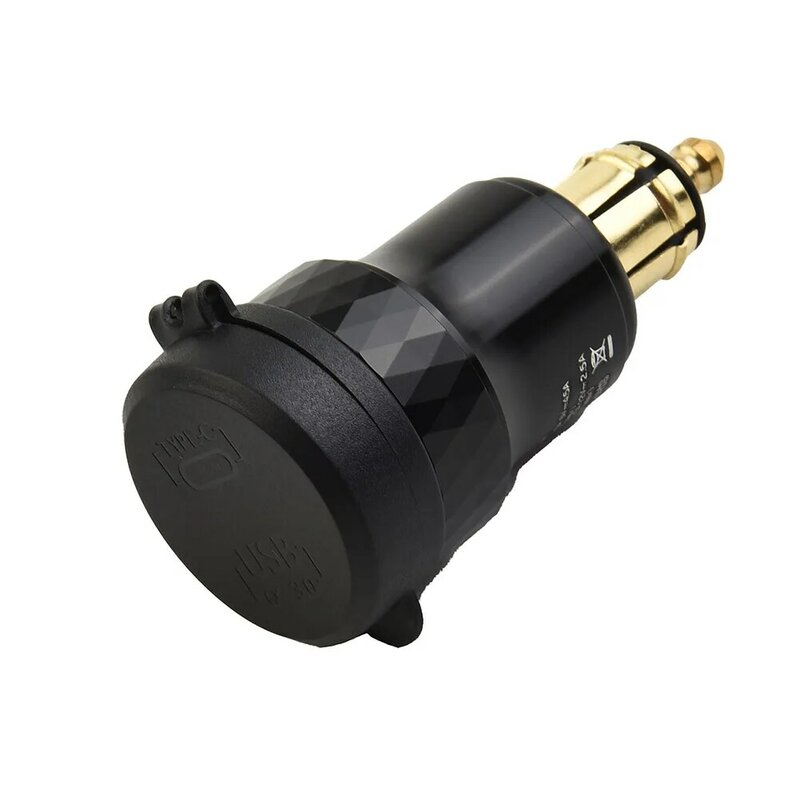 Brand New Adapter For BMW Motorcycle Charger For Hella Motorcycle Aluminum Alloy USB Useful DIN Socket Durable