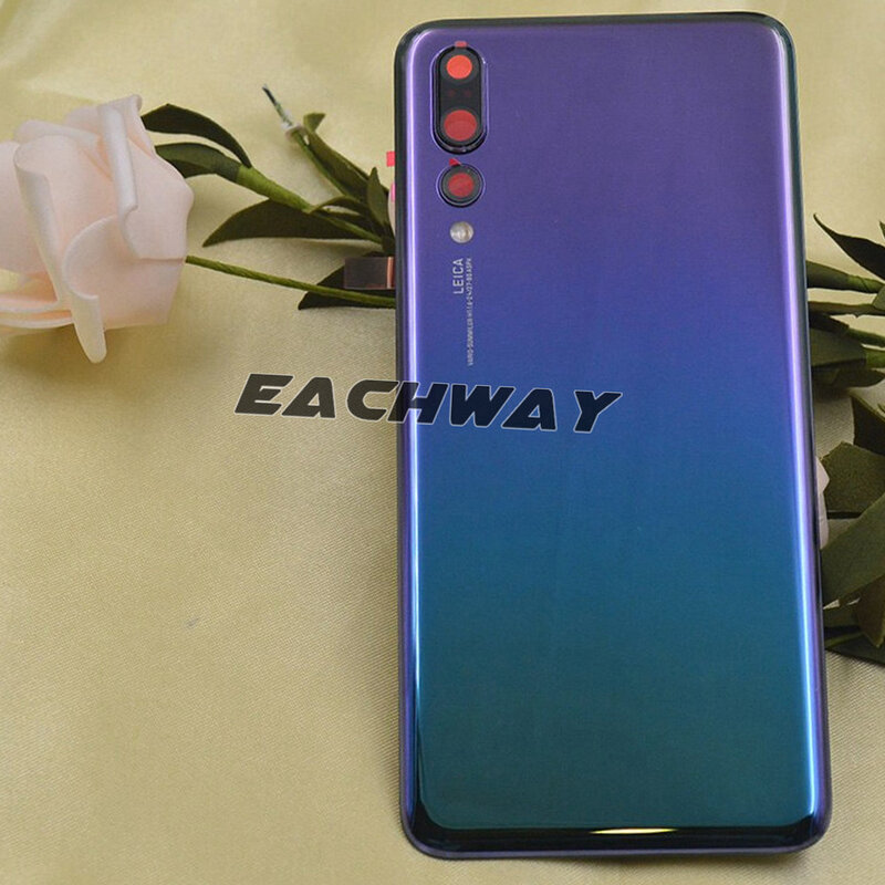 Back Glass Panel For Huawei P20 Pro Battery Cover With Camera Lens Rear Glass Door Housing Case For Huawei P20 Pro Battery Cover