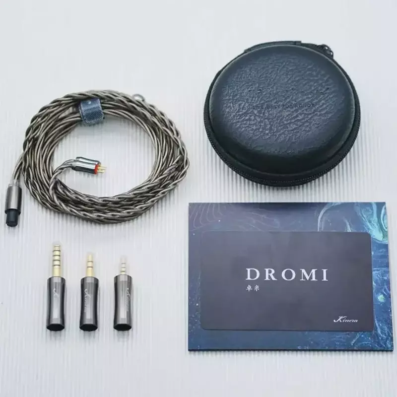 Kinera Dromi 이어폰 모듈러 업그레이드 케이블, 실버 도금 0.78mm, MMCX 커넥터 포함, HIFI 6N OCC 와이어, 2.5 + 3.5 + 4.4mm, 3 in 1