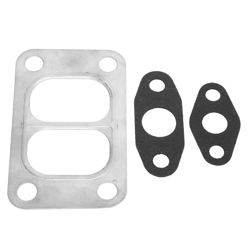 Car Accessories 2 Pcs Turbo Gasket Set for holset HX35W HX40 Turbocharger Oil Inlet Outlet Divided Gasket Oil Drain Feed Kit