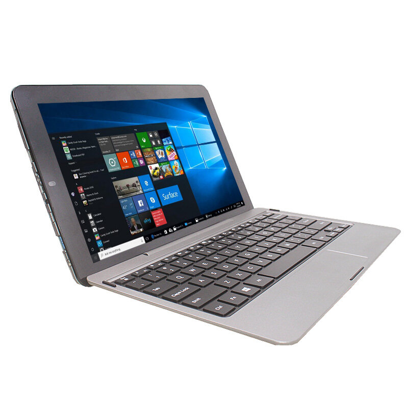Notebook 10 inci Windows 10, Notebook Mini 2-in-1 Quad Core RAM 2GB ROM 32GB 1280 x 800IPS Intel Atom Z3735F WiFi Tablet PC