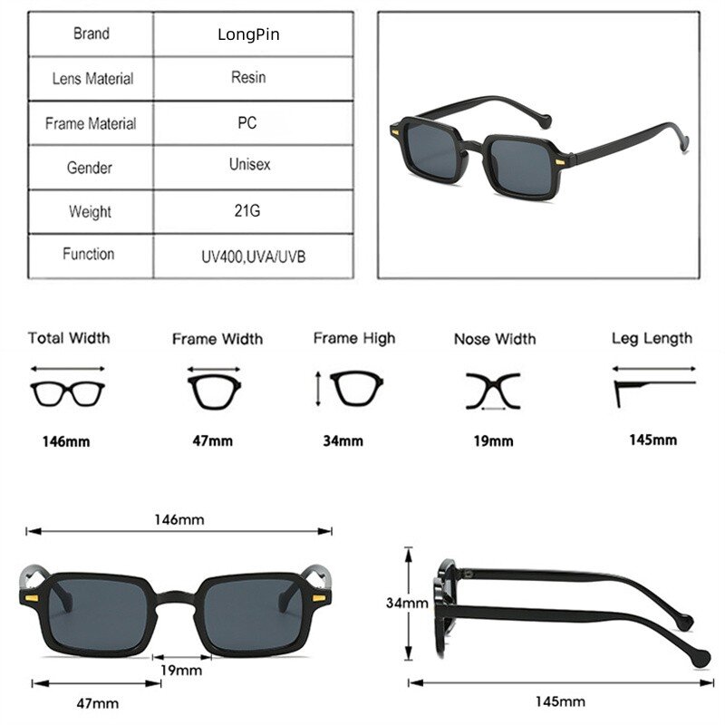 2024 Модные Винтажные маленькие квадратные солнцезащитные очки для женщин женские модные солнцезащитные очки для вождения женские дорожные очки UV400 Прямая поставка