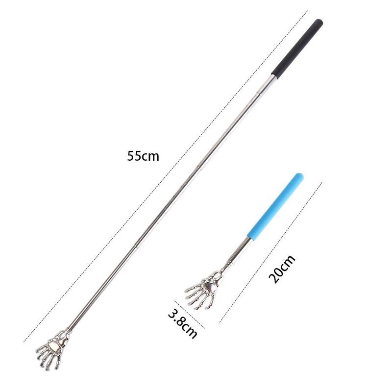 Stainless Steel Back Scratcher Telescopic Scratching Massager Extendable Itch Old Man Happy Health Products Hackle Handicrafts