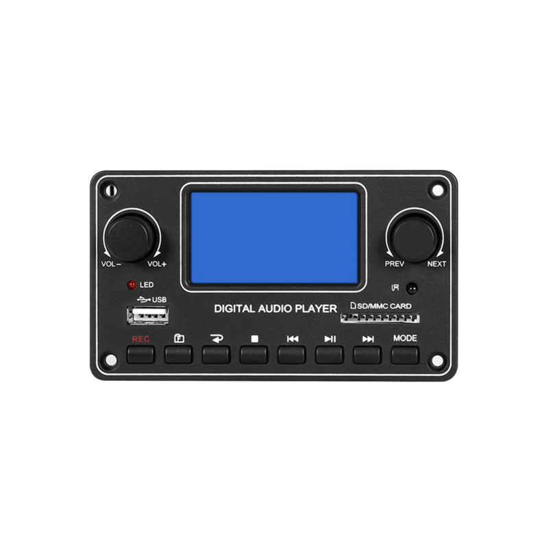 Bluetooth wav mp3オーディオデコーダー,USB tfスロット,車のリモコン付きカードボード,家庭用アンプ,tdm157