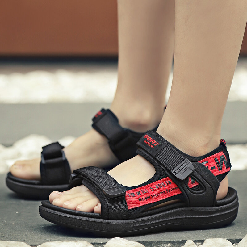 NBGAGA-Sandalias de verano para niños y niñas, zapatos de playa, calzado antideslizante, zapatos de tacón plano EVA