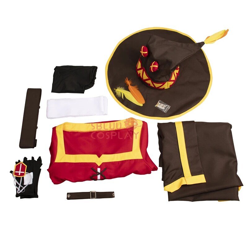 SBluuCosplay Megumin Cosplay Costume, Custom Made, Halloween Party Outfit