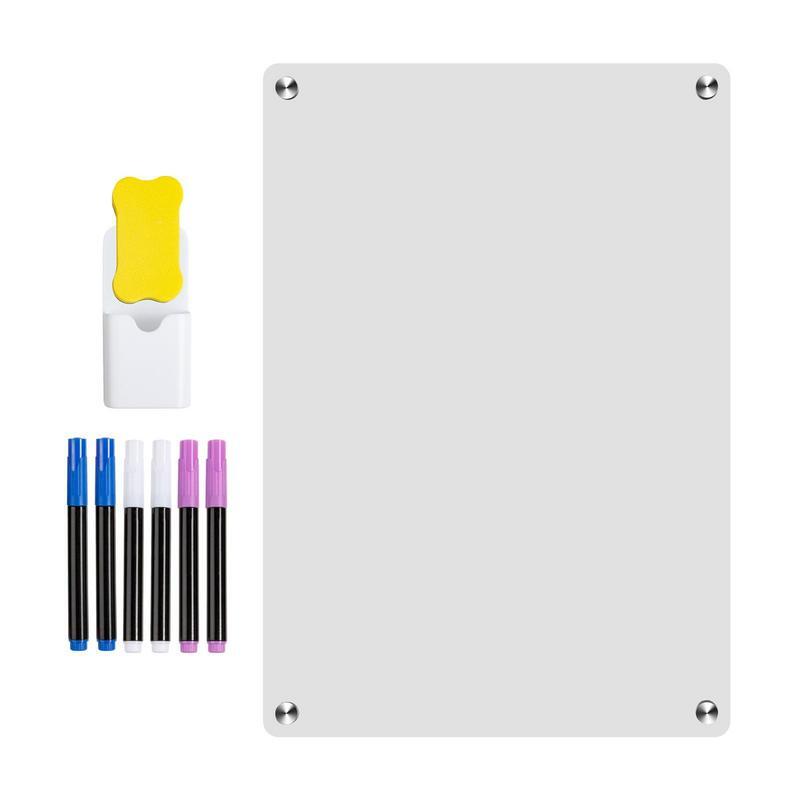 Acrylic Note Board Magnetic Magnetic Whiteboard Dry Erase Board For Wall Magnetic Whiteboard Acrylic Clear Board Magnetic Board