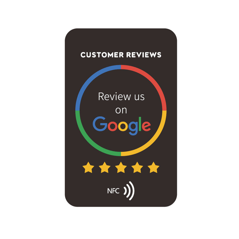 Google Review بطاقة NFC زيادة مراجعاتك المواد البلاستيكية حجم البطاقة القياسي Google Tap لمراجعة البطاقات