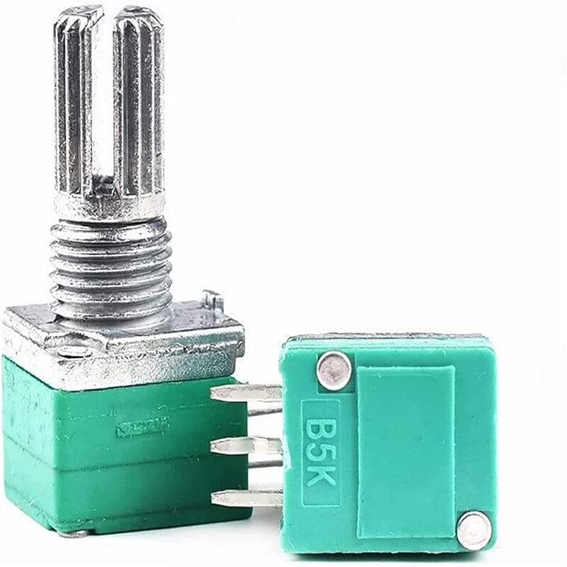 5Pcs Potentiometers Industrial Switches RK097 RK097N 3Pin B1K 5K 10K 20K 50K 100K 500K Switch Audio Shaft 15mm Amplifier Sealing