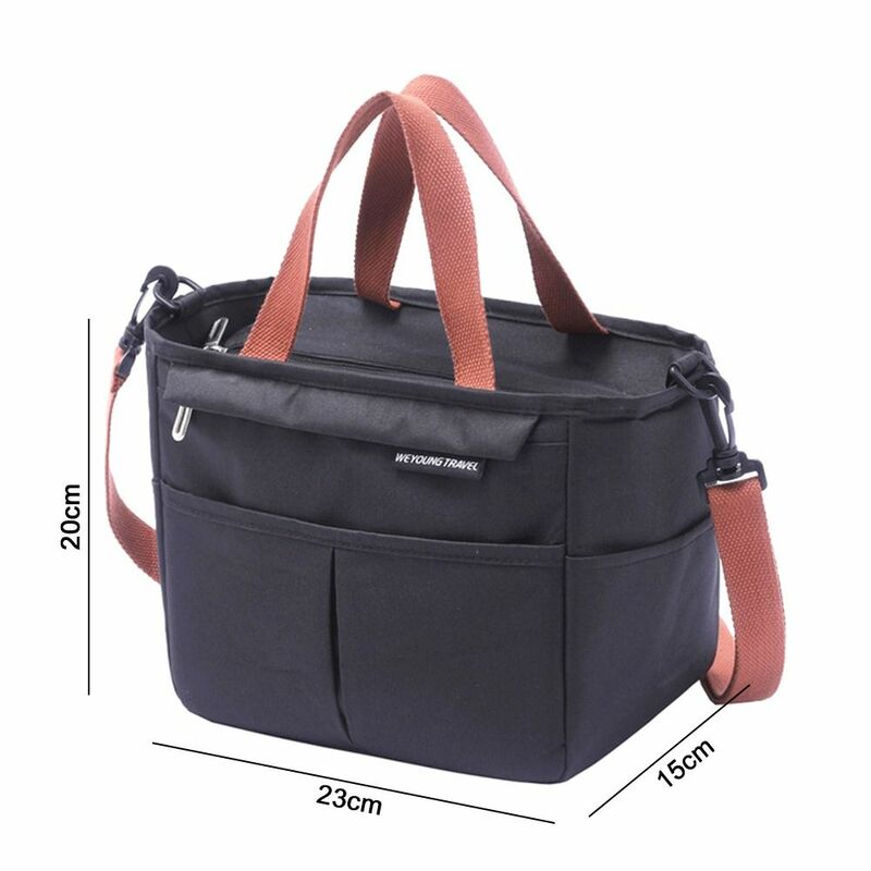 7L Portable Storage Bag Travel Cooler Lunch Bag Lunch Box Insulated Thermal Bag Breakfast Organizer