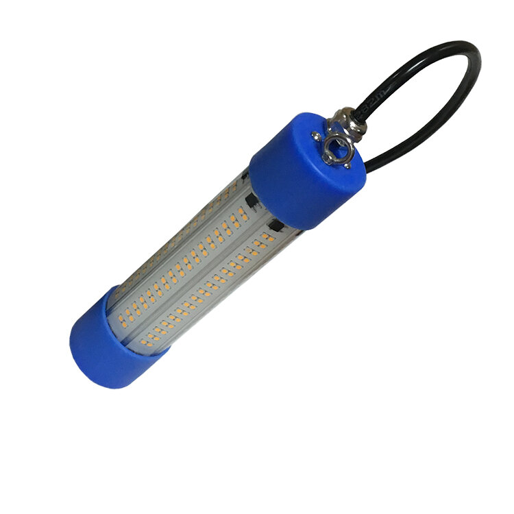 수중 오징어 낚시 미끼, 딥 드롭, 5 색 플래시 미끼 램프, 200W LED 조명